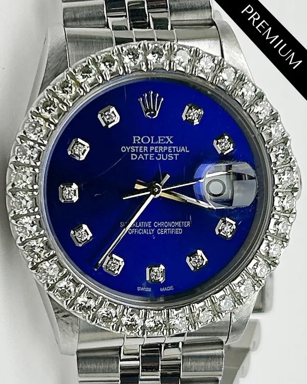 Rolex Datejust 36MM Blue Dial Jubilee Bracelet (16234)