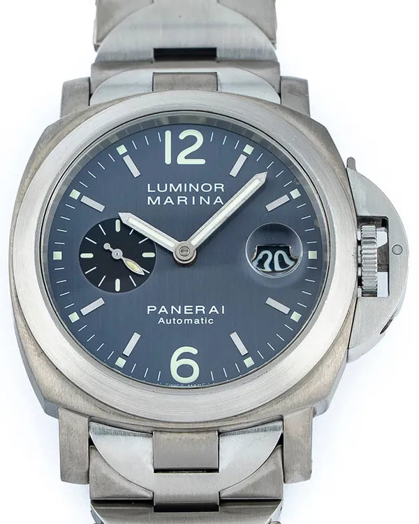 Panerai Luminor Marina Automatic 44MM Grey Anthracite Dial Titanium Bracelet (PAM00091)
