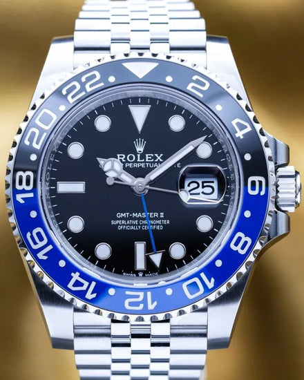 2025 Rolex GMT-Master II "Batgirl" 40MM Black Dial Jubilee Bracelet (126710BLNR)