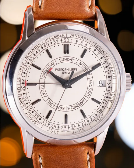 2021 Patek Philippe Calatrava Weekly Calendar 40MM White Dial Leather Strap (5212A-001)