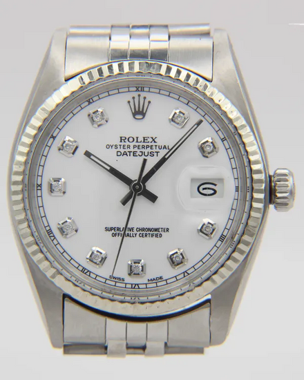 Rolex Datejust 36MM Aftermarket White Dial Jubilee Bracelet (16014)