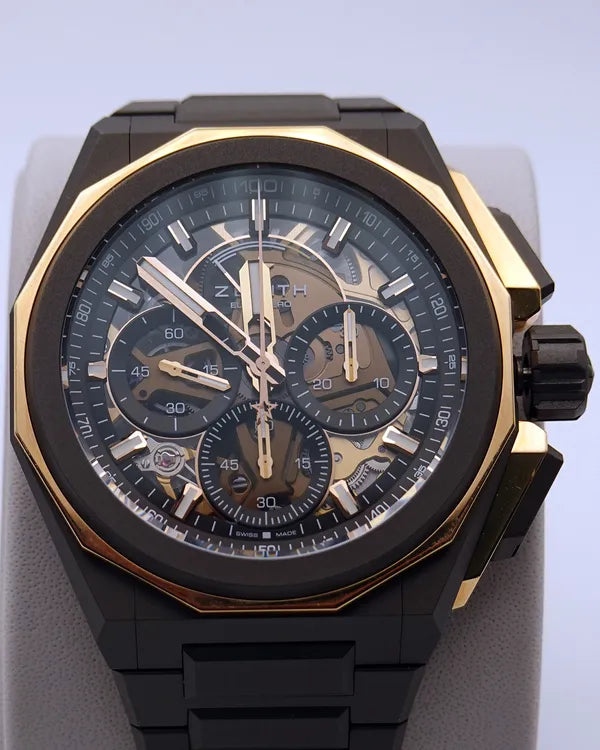 2024 Zenith Defy 45MM Skeleton Dial Titanium Bracelet (87.9100.9004/03.I001)