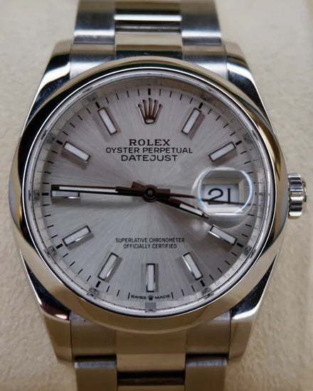 2019 Rolex Datejust 36MM Silver Dial Oyster Bracelet (126200)