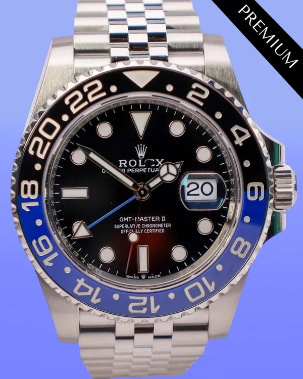 2025 Rolex GMT-Master II "Batgirl" 40MM Black Dial Jubilee Bracelet (126710BLNR)