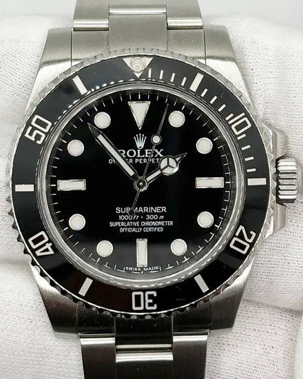 2018 Rolex Submariner No Date 40MM Black Dial Oyster Bracelet (114060)