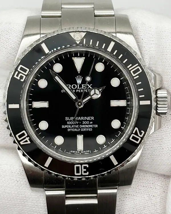 2018 Rolex Submariner No-Date 40MM Black Dial Oyster Bracelet (114060)
