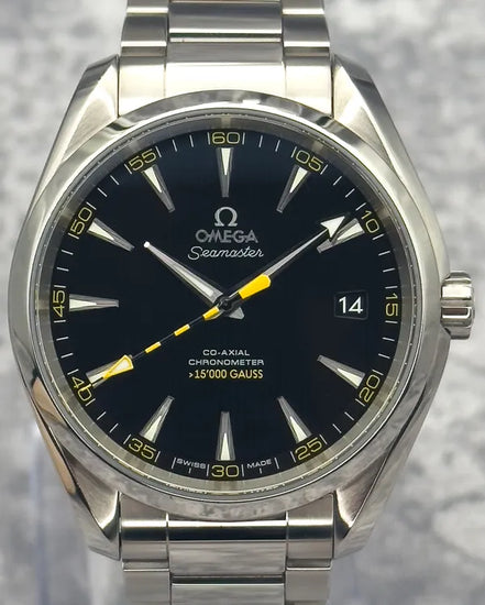 2019 Omega Seamaster Aqua Terra 150M "15,000 Gauss" 41.5MM Black Dial Steel Bracelet (231.10.42.21.01.002)