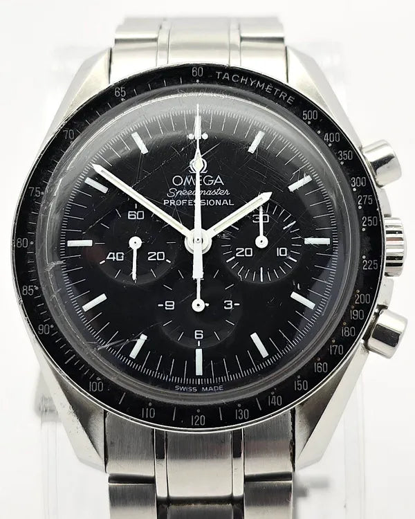 Omega Speedmaster Professional Moonwatch 42MM Black Dial Steel Bracelet (3570.50.00)