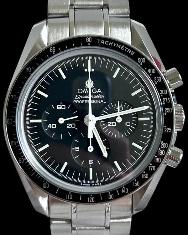 2014 Omega Speedmaster Professional Moonwatch 42MM Black Dial Steel Bracelet (3573.50.00)