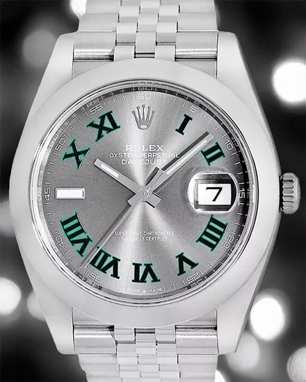 2023 Rolex Datejust "Wimbledon" 41MM Slate Dial Jubilee Bracelet (126300)