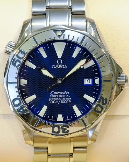 Omega Seamaster Diver 300M 41MM Blue Dial Steel Bracelet (2255.80.00)