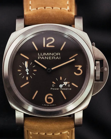 2019 Panerai Luminor 8 Days 44MM Brown Dial Leather Strap (PAM00797)
