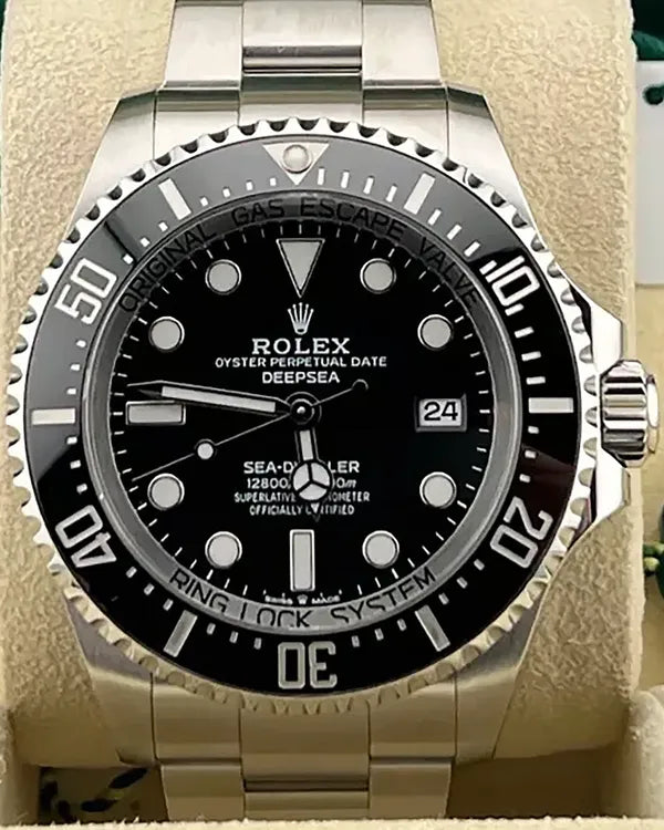2023 Rolex Sea-Dweller Deepsea 44MM Black Dial Oyster Bracelet (136660)