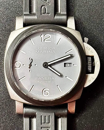 2021 Panerai Luminor Marina "Tutto Grigio" 44MM Grey Dial Rubber Strap (PAM01662)