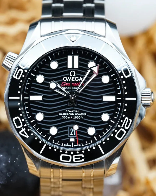 2023 Omega Seamaster Diver 300M 42MM Black Dial Steel Bracelet (210.30.42.20.01.001)