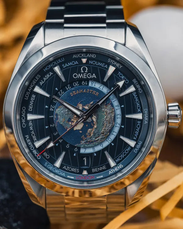 2022 Omega Seamaster Aqua Terra 150M 43MM Blue Dial Steel Bracelet (220.10.43.22.03.001)
