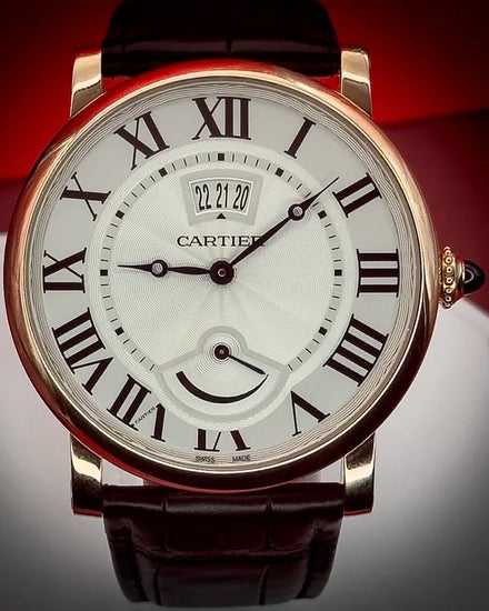 2016 Cartier Rotonde De Cartier 40MM Silver Dial Leather Strap (W1556252)