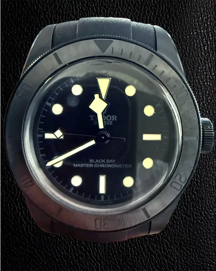 2022 Tudor Black Bay 41MM Black Dial Aftermarket Rubber Strap (79210CNU)