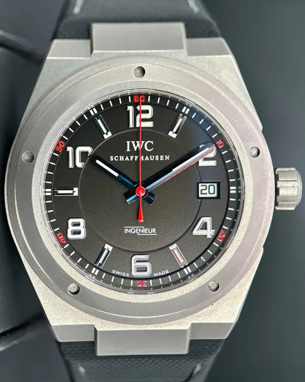 2006 IWC Schaffhausen Ingenieur AMG 42MM Black Dial Textile Strap (IW322703)