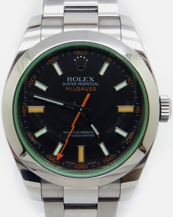 Rolex Milgauss 40MM Black Dial Oyster Bracelet (116400GV)