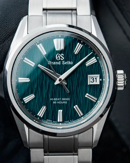 2023 Grand Seiko Evolution 9 Boutique Edition 40MM Green "Birch" Dial Steel Bracelet (SLGH011G)