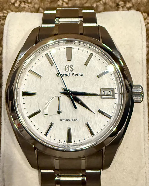 2025 Grand Seiko Heritage Collection 41MM White Dial Titanium Bracelet (SBGA211)