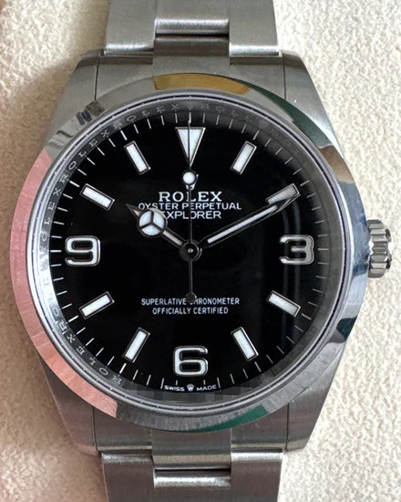 2025 Rolex Explorer 36MM Black Dial Oyster Bracelet (124270)