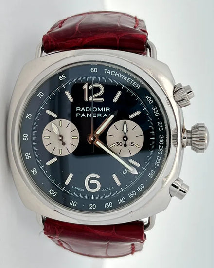 Panerai Radiomir Chrono L.E. 44MM Black Dial Leather Strap (PAM00163)