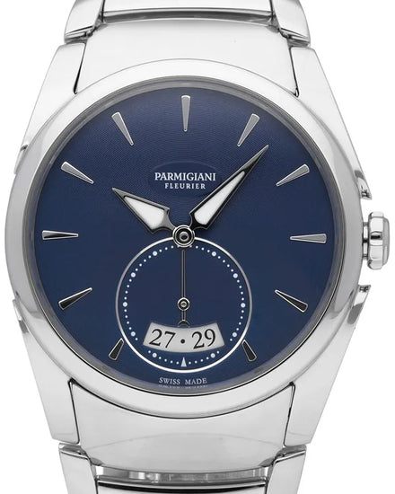 2025 Parmigiani Fleurier Tonda Metropolitaine 33.1MM Blue Dial Steel Bracelet (PFC273-0000600-B00002)