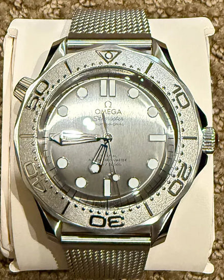 2025 Omega Seamaster Diver 300M 42MM Grey Dial Steel Bracelet (210.30.42.20.06.002)