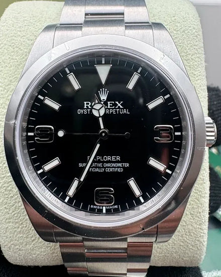 2011 Rolex Explorer 39MM Black Dial Oyster Bracelet (214270)