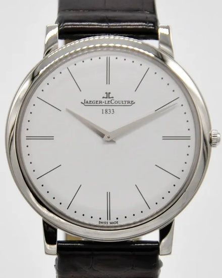Jaeger-LeCoultre Master Ultra Thin "Jubilee" L.E. 39MM Silver Dial Leather Strap (Q1296520)