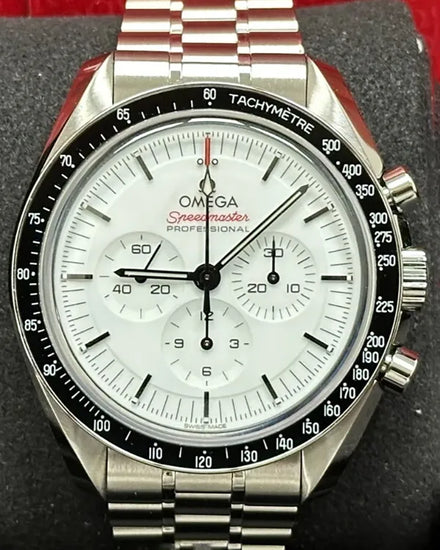 Omega Speedmaster Professional Moonwatch 42MM White Dial Steel Bracelet (310.30.42.50.04.001)