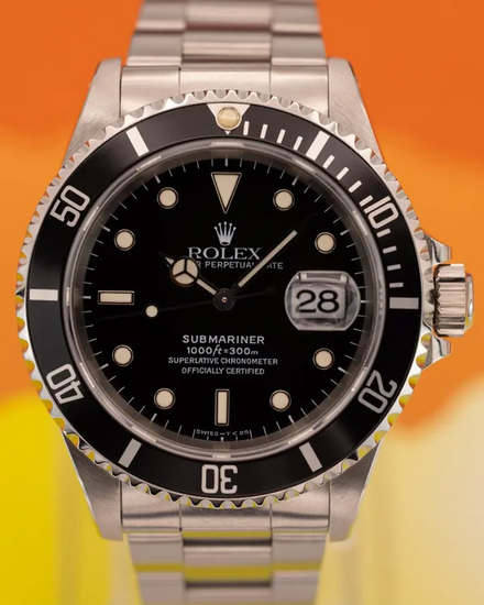 1996 Rolex Submariner Date 40MM Black Dial Oyster Bracelet (16610)