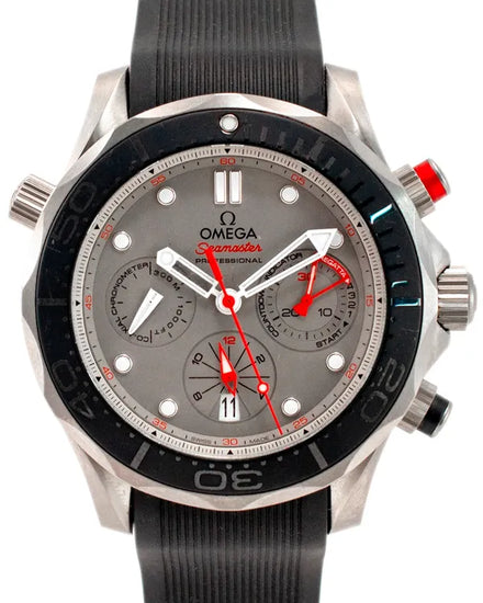 Omega Seamaster Diver 300M "ETNZ" 44MM Grey Dial Rubber Strap (212.92.44.50.99.001)