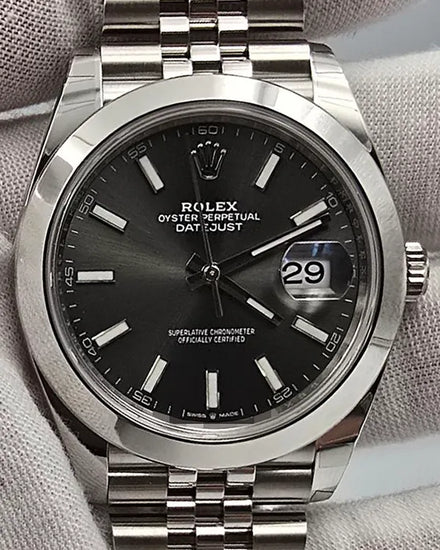 2025 Rolex Datejust 41MM Slate Dial Jubilee Bracelet (126300)