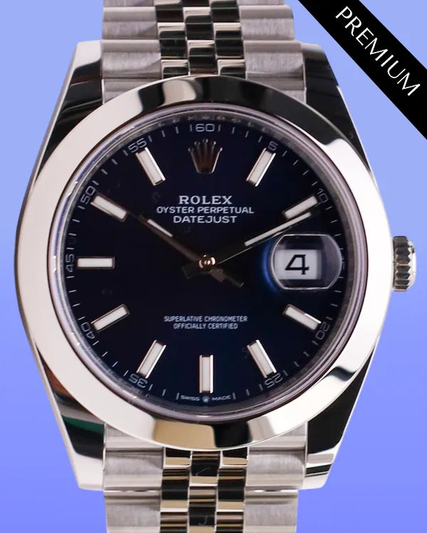 2025 Rolex Datejust 41MM Blue Dial Jubilee Bracelet (126300)