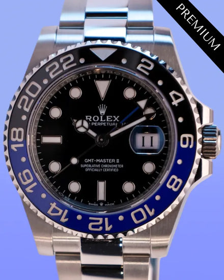 2025 Rolex GMT-Master II "Batman" 40MM Black Dial Oyster Bracelet (126710BLNR)