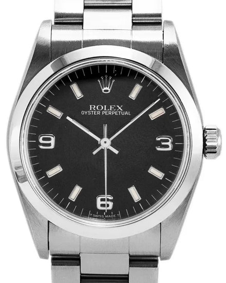 Rolex Oyster Perpetual 31MM Black Dial Oyster Bracelet (67480)