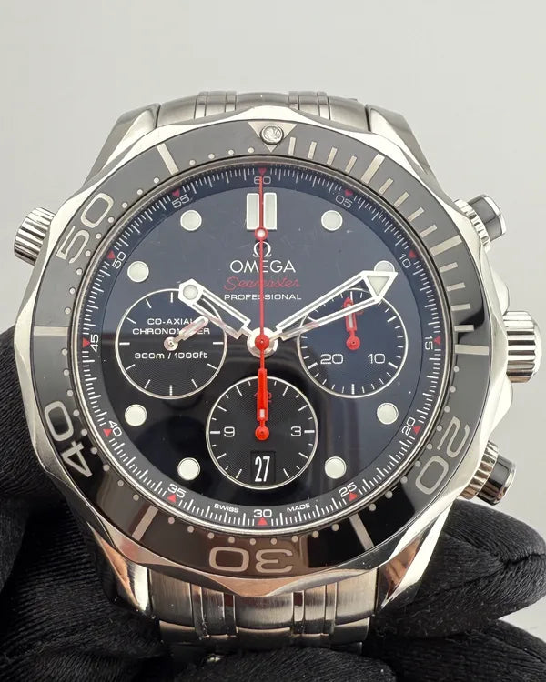 2019 Omega Seamaster Diver 300M 44MM Black Dial Steel Bracelet (212.30.44.50.01.001)