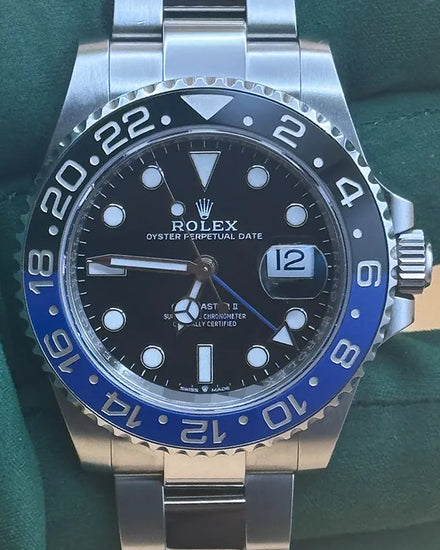 Rolex GMT-Master II "Batman" 40MM Black Dial Oyster Bracelet (126710BLNR)