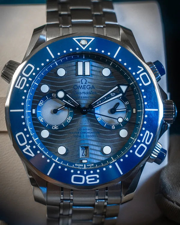 Omega Seamaster Diver 300M 44MM Grey Dial Steel Bracelet (210.30.44.51.06.001)