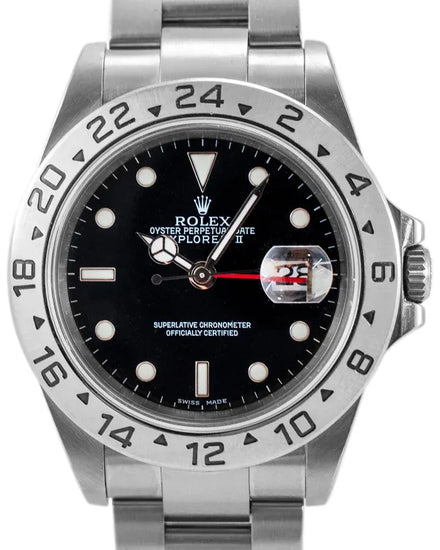 2002 Rolex Explorer II 40MM Black Dial Oyster Bracelet (16570)
