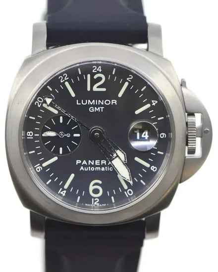 Panerai Luminor GMT 44MM Grey Dial Aftemarket Rubber Strap (PAM00089)