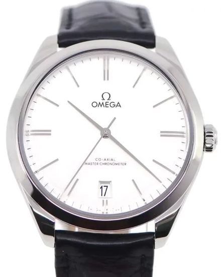 2025 Omega De Ville Trésor 40MM Silver Dial Leather Strap (435.13.40.21.02.001)