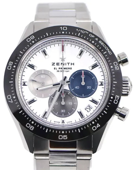 2025 Zenith Chronomaster Sport 41MM White Dial Steel Bracelet (03.3100.3600/69.M3100)