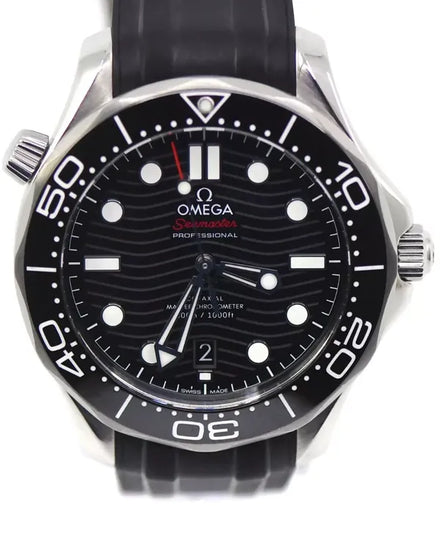 Omega Seamaster Diver 300M 42MM Black Dial Rubber Strap (210.32.42.20.01.001)