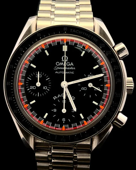 Omega Speedmaster Racing "Michael Schumacher" L.E. 39MM Black Dial Steel Bracelet (3518.50.00)