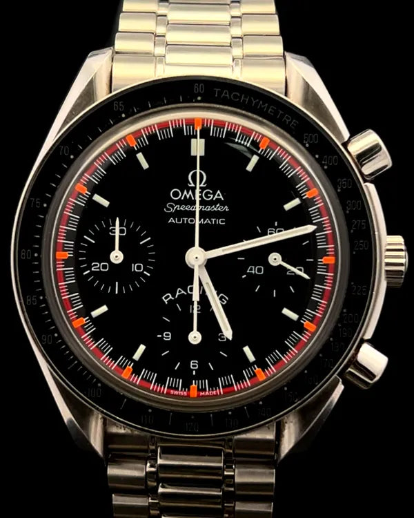 Omega Speedmaster Racing "Michael Schumacher" L. E. 39MM Black Dial Steel Bracelet (3518.50.00)