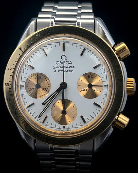 Omega Speedmaster Reduced 39MM White Dial Steel Bracelet (175.0032)